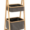 Úložné koše Outwell Padres Storage Rack M Barva: šedá/hnědá