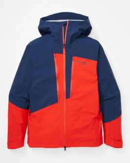 Pánská bunda Marmot Huntley Jacket Velikost: L / Barva: modrá/červená