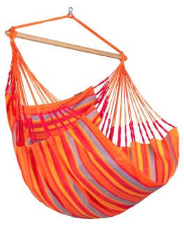 Houpací sedačka La Siesta Domingo Comfort Barva: červená/oranžová