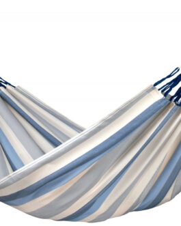 Houpací síť La Siesta Brisa Double BRH16R Barva: bílá/modrá