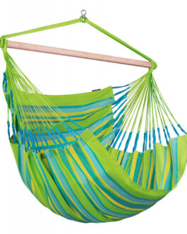 Houpací sedačka La Siesta Domingo Kingsize Barva: žlutá/zelená