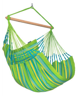 Houpací sedačka La Siesta Domingo Comfort Barva: žlutá/zelená