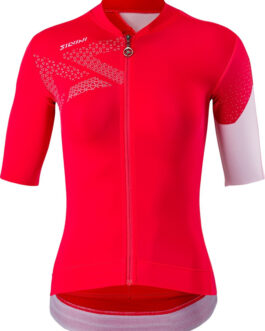 Dámský cyklistický dres Silvini Rosalia Velikost: XL / Barva: červená/růžová