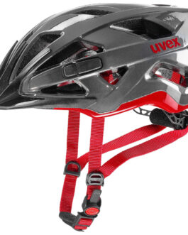 Cyklistická helma Uvex Active Velikost helmy: 52–57 cm / Barva: šedá/červená