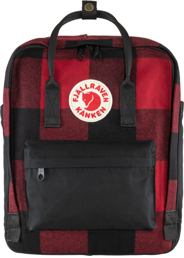 Batoh Fjällräven Kånken Re-Wool Barva: černá/červená