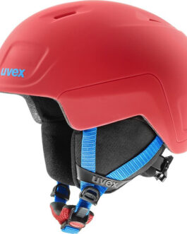 Dětská lyžařská přilba Uvex Heyya Pro Velikost helmy: 51-55 cm / Barva: červená