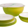 Set nádobí Omada Sanaliving Pic-Nic Set 14 ks Barva: světle zelená