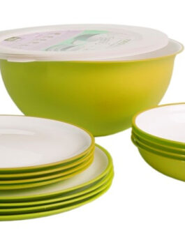 Set nádobí Omada Sanaliving Pic-Nic Set 14 ks Barva: světle zelená