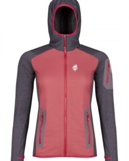 Dámská bunda High Point Merino Alpha Lady Hoody Velikost: S / Barva: červená