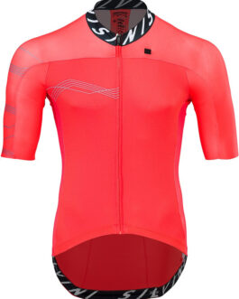 Pánský cyklistický dres Silvini Stelvio Velikost: XL / Barva: stříbrná/červená
