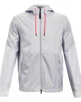 Pánská bunda Under Armour Legacy Windbreaker Velikost: XXL / Barva: šedá