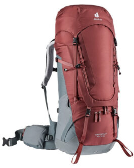 Dámský batoh Deuter Aircontact 40+10 SL Barva: šedá/červená