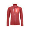 Dámská mikina Ortovox W's Fleece Grid Jacket Velikost: S / Barva: matná červená