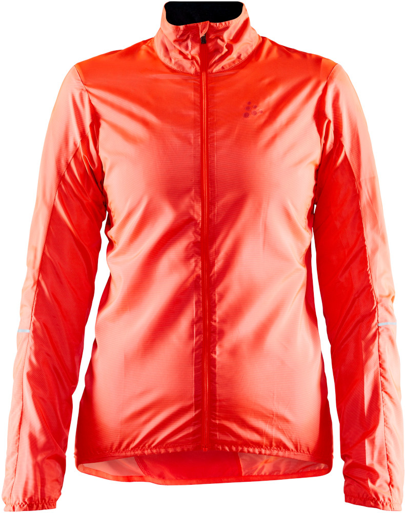 Dámská cyklistická bunda Craft Essence Light Wind Velikost: S / Barva: oranžová