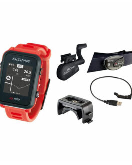 Hodinky Sigma iD.TRI Set Barva: červená