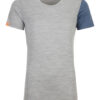 Dámské triko Ortovox 185 Rock'N'Wool Short Sleeve W Velikost: L / Barva: světle šedá