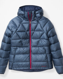 Dámská bunda Marmot Wm’s Hype Down Hoody Velikost: M / Barva: modrá