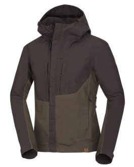 Pánská bunda Northfinder Kash Velikost: L / Barva: zelená/hnědá