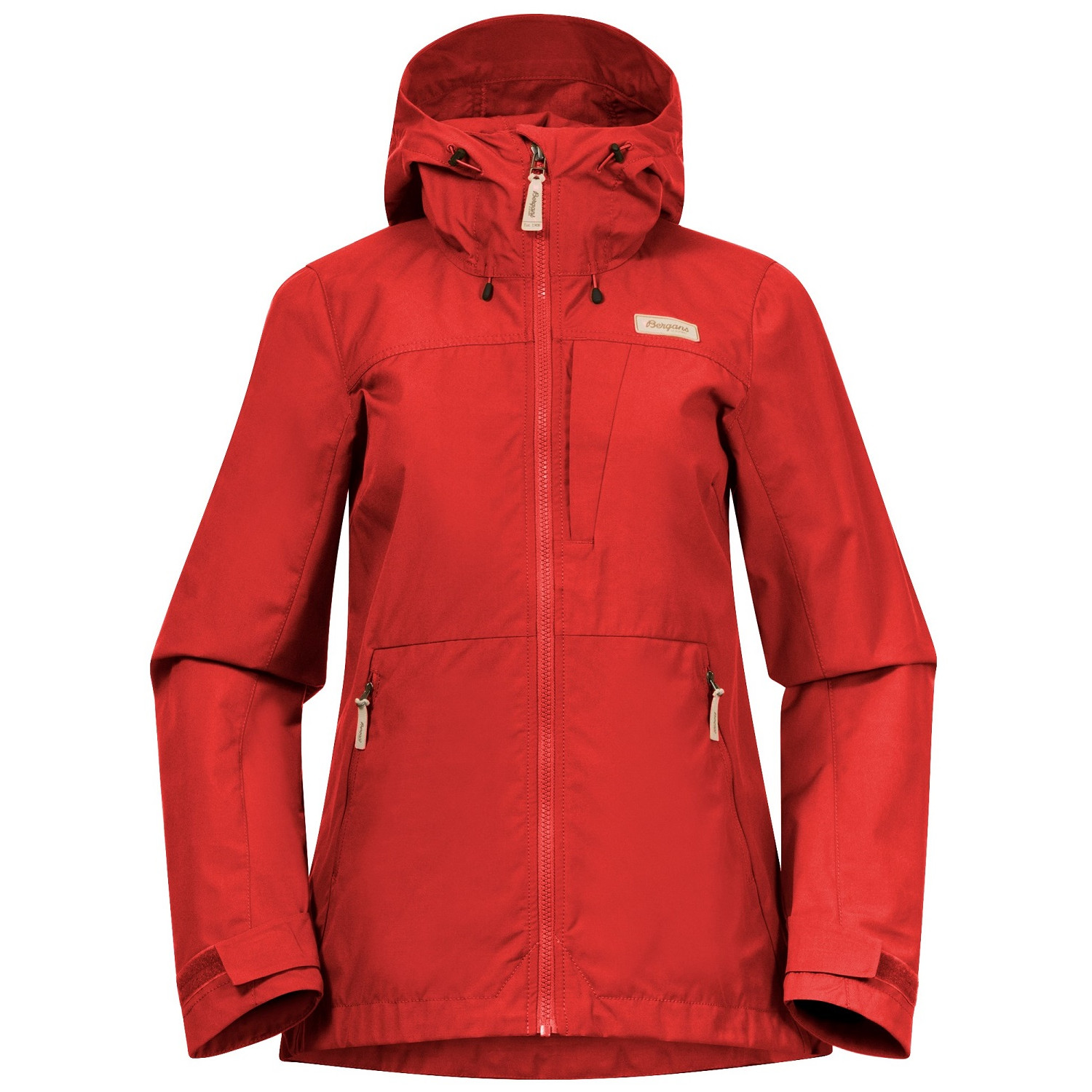 Dámská bunda Bergans Nordmarka Leaf Light Wind Jacket Women Velikost: S / Barva: červená