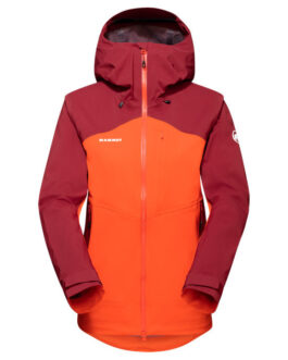 Dámská bunda Mammut Alto Guide HS Hooded Jacket Women Velikost: XS / Barva: červená