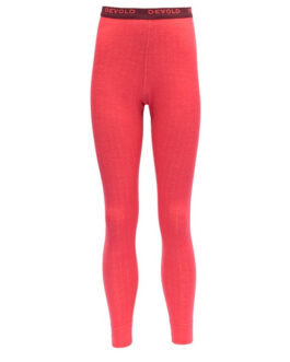 Dětské funkční spodky Devold Duo Active Junior Long Johns Dětská velikost: 164 / Barva: růžová