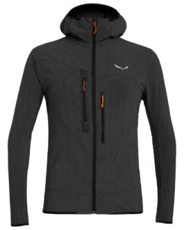 Pánská mikina Salewa Puez 2 Dst M Fz Hdy Velikost: M / Barva: šedá/černá