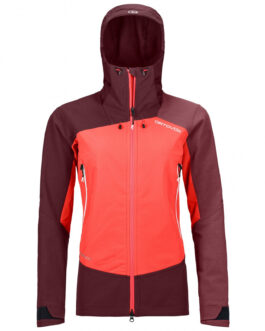 Dámská bunda Ortovox W’s Westalpen Softshell Jacket Velikost: S / Barva: červená