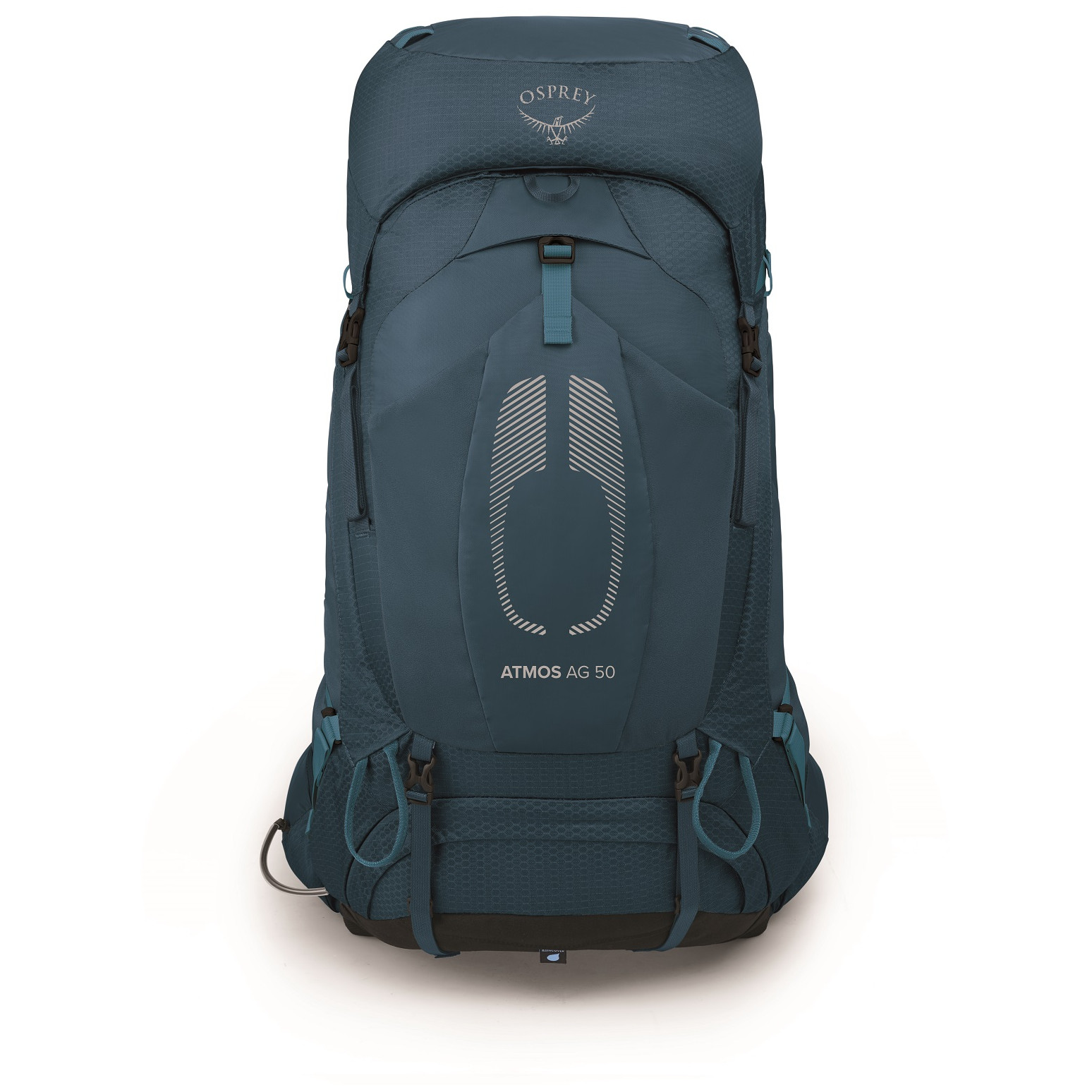 Turistický batoh Osprey Atmos Ag 50 Velikost zad batohu: L/XL / Barva: modrá