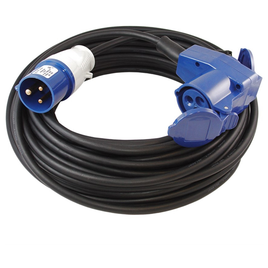 Prodlužovací kabel Gimeg elektra Karavan 30 m + zásuvka Barva: černá