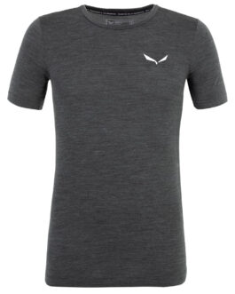 Pánské tričko Salewa Zebru Fresh Amr M T-Shirt. Velikost: L / Barva: tmavě šedá