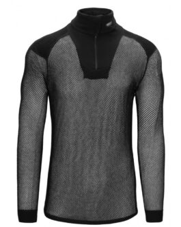 Rolák Brynje of Norway Super Thermo Zip polo Shirt Velikost: XL / Barva: černá