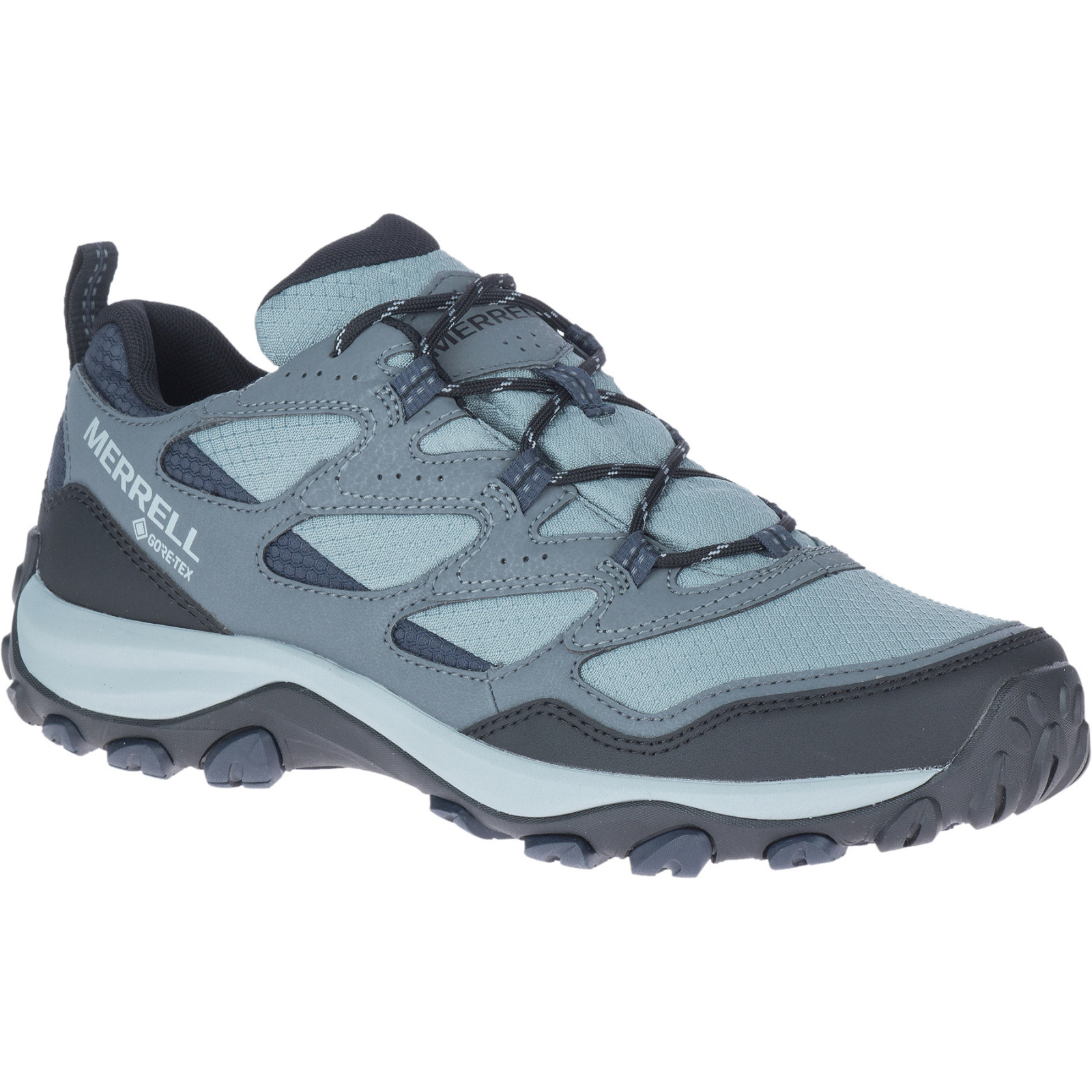 Pánské turistické boty Merrell West Rim Sport Gtx Velikost bot (EU): 45 / Barva: černá/modrá