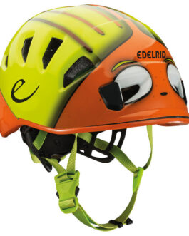 Dětská horolezecká helma Edelrid Kids Shield II Velikost helmy: 48–56 cm / Barva: žlutá/oranžová