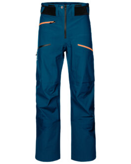 Pánské kalhoty Ortovox 3L Deep Shell Pants Velikost: M / Barva: modrá