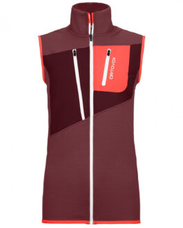 Dámská vesta Ortovox W’s Fleece Grid Vest Velikost: L / Barva: světle modrá