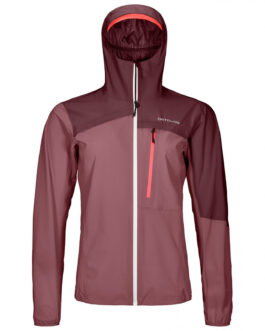 Dámská bunda Ortovox Civetta Jacket W’s Velikost: S / Barva: růžová