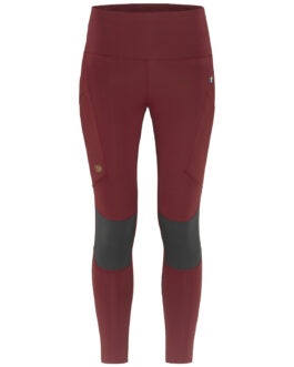 Dámské legíny Fjällräven Abisko Trekking Tights Pro W Velikost: XS / Barva: červená