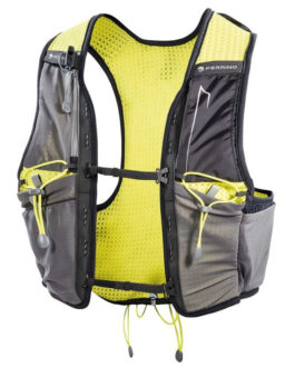 Běžecká vesta Ferrino X-Rush Vest Velikost zad batohu: M / Barva: šedá