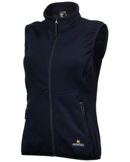 Dámská vesta Warmpeace Trailmark Powerstretch Velikost: M / Barva: černá