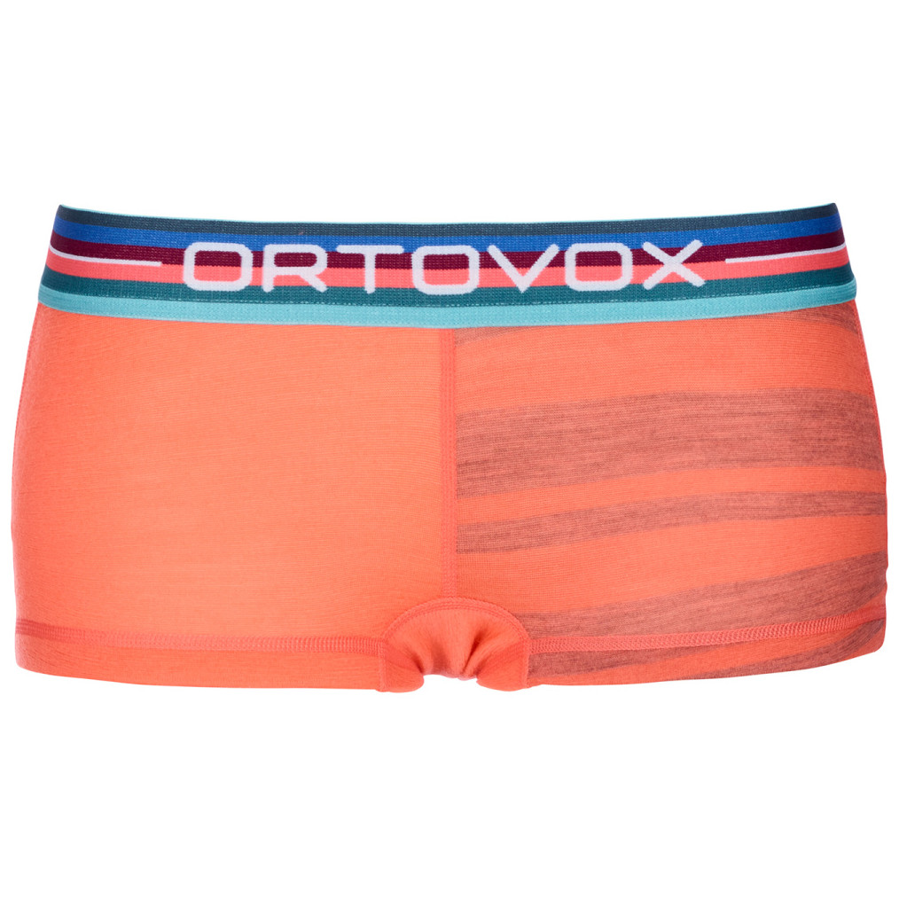 Dámské kalhotky Ortovox W's 185 Rock'N'Wool Hot Pants Velikost: L / Barva: oranžová