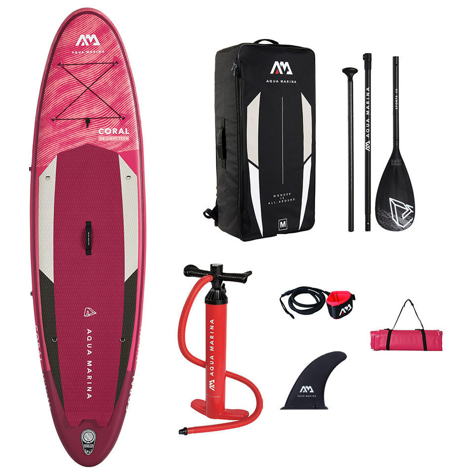 Paddleboard Aqua Marina Coral 10‘2" Barva: fialová
