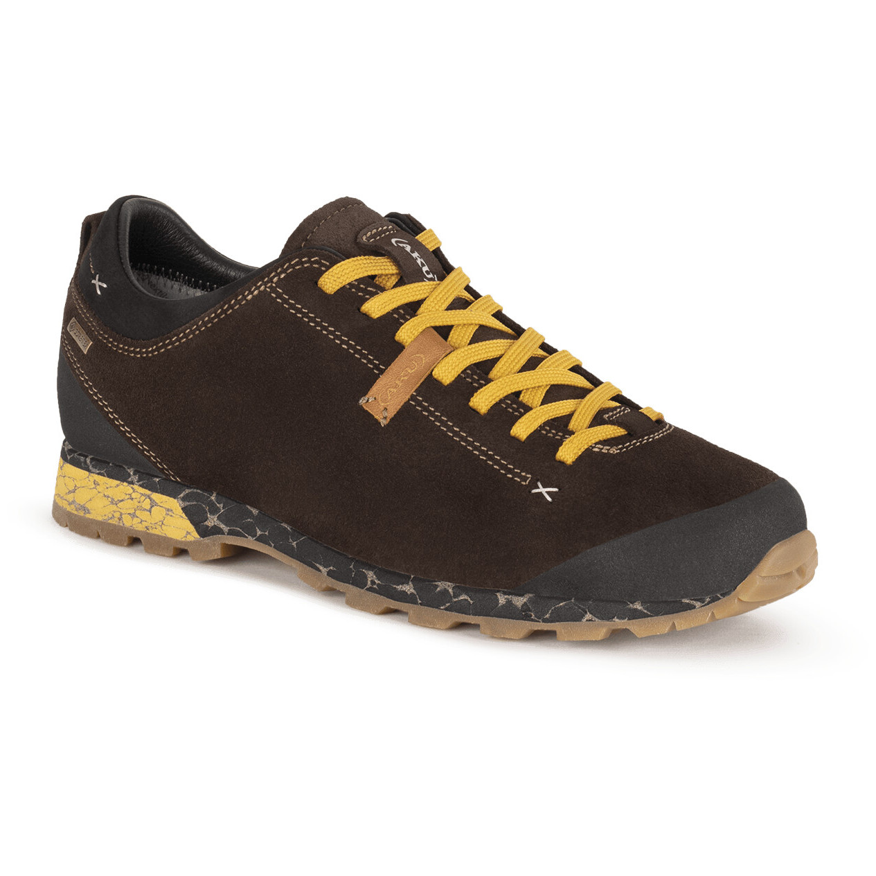 Pánské boty Aku Bellamont Suede GTX Velikost bot (EU): 46 / Barva: hnědá/oranžová