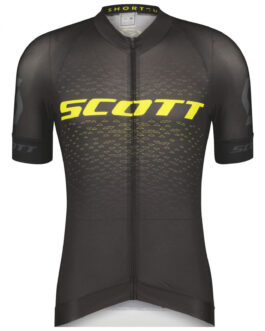 Pánský cyklistický dres Scott M’s RC Pro SS Velikost: M / Barva: černá/žlutá
