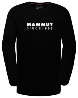 Pánská mikina Mammut Core ML Crew Neck Men Logo Velikost: M / Barva: černá