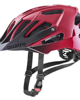 Cyklistická helma Uvex Quatro Cc Velikost helmy: 52-57 cm / Barva: červená/černá