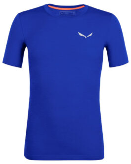 Pánské tričko Salewa Zebru Fresh Amr M T-Shirt. Velikost: L / Barva: modrá