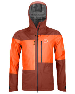 Pánská bunda Ortovox 3L Guardian Shell Jacket Velikost: L / Barva: oranžová