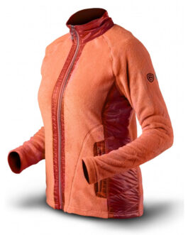 Dámská mikina Trimm FLOWERS Velikost: L / Barva: oranžová