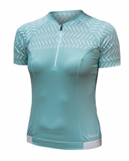 Dámský cyklistický dres Sensor Cyklo Tour Velikost: L / Barva: světle modrá