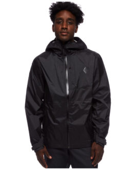 Pánská bunda Black Diamond Treeline Rain Shell Velikost: L / Barva: černá